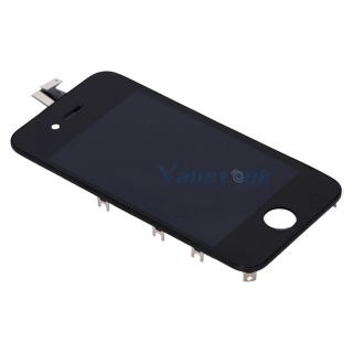 Black LCD Display Touch Digitizer Screen Assembly for iPhone 4 4G GSM Screws