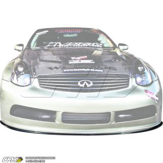 2003 2007 AP Wide Body Front Splitter 2dr Infiniti G35 03 07 New Product