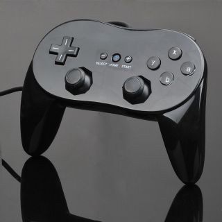 Black Classic Game Controller Remote for Nintendo Wii