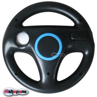 New Steering Wheel for Wii Mario Kart Racing Game Black