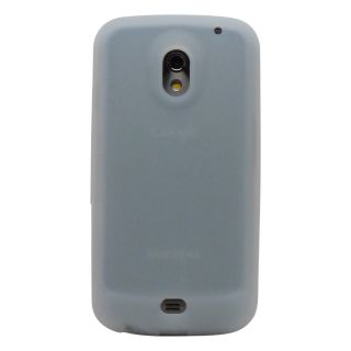 TUF Tek White Rubber Silicone Gel Soft Cover Case Samsung Galaxy Nexus 4G Prime