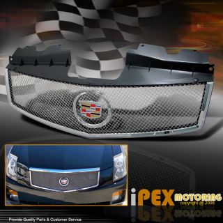 Cadillac cts Ct s Chrome Mesh Grille Grill w OEM Emblem