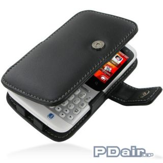 PDair Genuine Leather Book Case for HTC ChaCha A810e