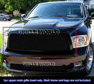 2009 2012 Dodge RAM 1500 Black Billet Grille Grill Insert 2010 2012