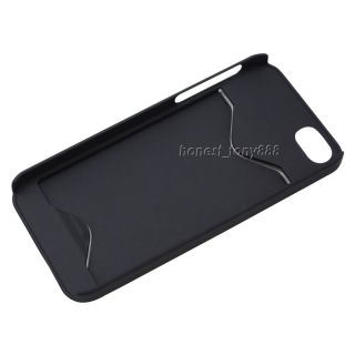New Luxury Credit Card Holder Hard Back Case Cover for Apple iPhone 5 5g 5th BK