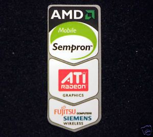 AMD Sempron Mobile ATI Fujitsu Siemens Sticker 212