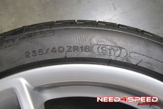 18" Factory Porsche 997 911 Carrera s Staggered Wheels Rims Michelin Tires