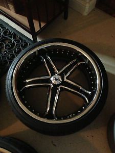 Set of 4 22" asanti Wheels Michelin Tires for Mercedes S550
