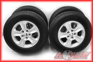 17" 2013 Jeep Grand Cherokee Factory Silver Wheels Goodyear Tires 18 20 2013