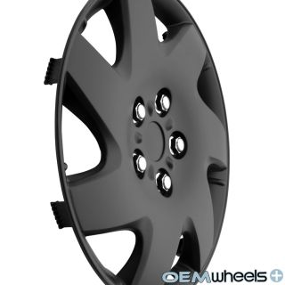 4 New Matte Black 16" Hub Caps Fits Mazda SUV Car Center Wheel Covers Set