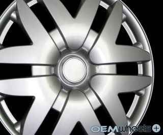 4 New Silver 15" Hub Caps Fits Acura FWD SH AWD JDM Center Wheel Covers Set