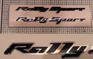 RS SS Rally Sport Decals Camaro Set X2 Super Sport Chrome Hood Scoop Decals