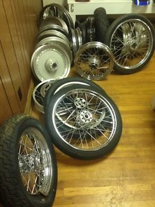 Harley Davidson Parts Lot Rims Wheels Custom Swap Meet