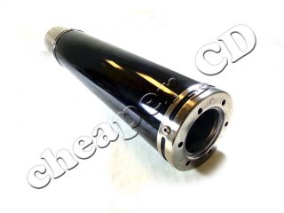 Scooter Performance Racing Exhaust Muffler GY6 50 125 150cc New Moped Black