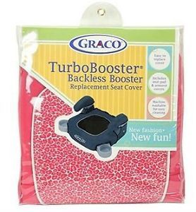 Graco Child Pink Leopard Turbobooster Backless Booster Replacement Seat Cover