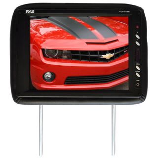 New Pyle PL1104HRBK 11 3" Built in LCD TV Monitor Car Pillow LCD Headrest Black