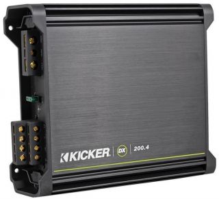Kicker 2010 DX200 4 DX Series Amp 200 Watts 4 Channel Car Audio Power Amplifier