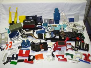 Big Lot of Model Car Parts 1 24 25 Used Parts Some Vintage Sold as A Junkyard