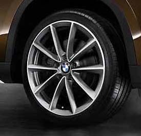 BMW E84 x1 Ferric Grey Style 324 19" V Spoke Wheels Rims w Pirelli Tires