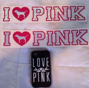 Love Pink Victorias Secret iPhone 4 Case