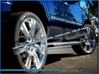 24" inch Cadillac Escalade High Polish Wheels GMC Chevrolet Rims New