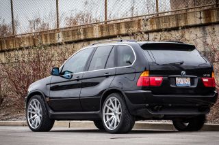 20" BMW E90 M3 Sedan Rohana RC10 Deep Concave Silver Staggered Wheels Rims