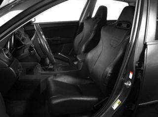 Black PVC Racing Seats