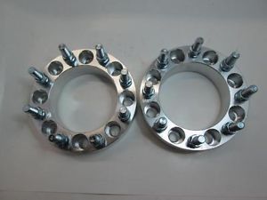 8 Lug 8x6 5 to 8x170 Older Ford Wheel Spacers Adapters to New Ford Wheels 2"