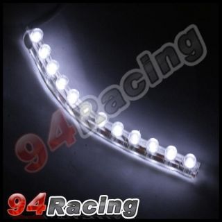 10 x 12V White 4 7” 12cm LED Car Waterproof Neon Strip Light