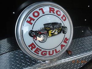 Gas Pump Globe Hot Rod Rat Rod Lighted Awesome Mint Condition 
