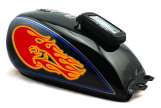 Lexinmoto MTB02 Black Super Cool Motorcycle Snowmobile Magnetic Tank Bag