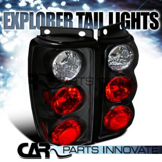 Ford 95 97 Explorer Tail Lights Rear Brake Lamp altezza Black