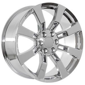 20" inch Chrome Chevy Silverado Suburban Tahoe Avalanche Wheels Rims