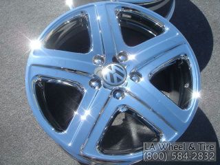 Set of 4 New 19" Volkswagen Touareg V10 Chrome Wheels Rims 69799 Exchange