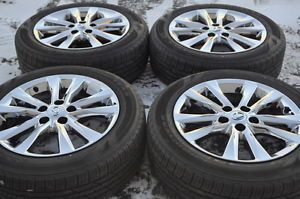 Lexus ES350 17" Chrome Wheels Rims Tires Factory Stock Wheels 74224
