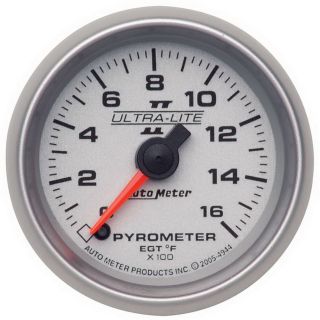 Auto Meter 4944 Ultra Lite II Electric Pyrometer Gauge Kit