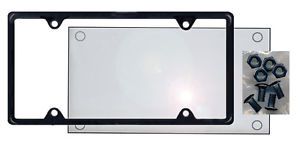 Plain Black License Plate Frame