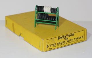 Dinky Toys 786 Dunlop Tire Rack Tires Trade Box 6