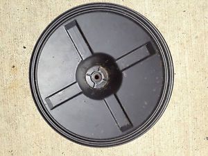 Original Pontiac 8 Lug Wheel Spare Tire Hold Down Cover and Cardboard Insert