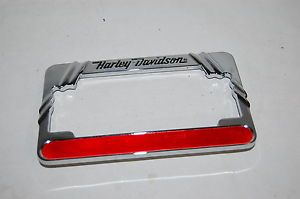 Harley Davidson Chrome License Plate Frame