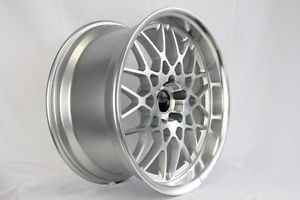 Allstar Inspire Silver Machined Rims Wheels 18x9 5 20 5x112 GTI Jetta A4 A6 S4