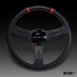 330mm PVC Leather Steering Wheel Chevy Corvette Camaro