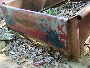 Chevy Truck Bed Sides 1947 1954 Rough Rusty Torched at Holes from Fender Bolts
