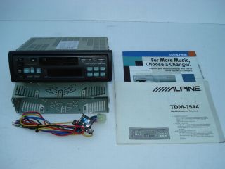 Alpine Cassette Receiver TDM 7544 with CD Shuttle Changer Control Car Stereo