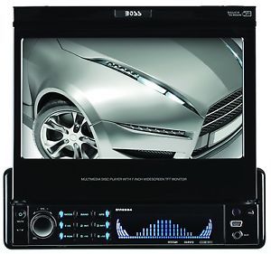 Boss BVI9994 7" LCD Touchscreen Car in Dash Flipout Monitor DVD CD USB SD Player