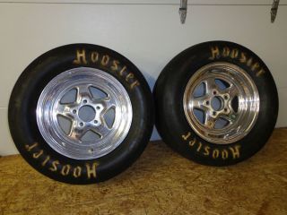 Weld Racing Aluminum Wheels Prostars 15x8 5x4 5 Ford Hoosier 26x10 D06 Slicks