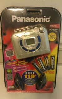 Panasonic RQ E25V Stereo Radio Cassette Player Sony "Walkman" Style Auto Reverse
