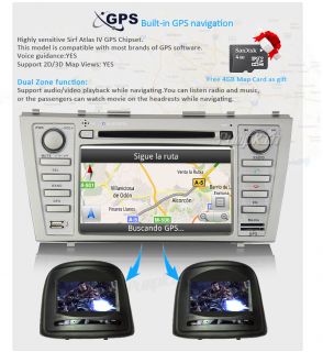 Latest 7" Toyota Camry Aurion 2007 2011 GPS Navigation Car Player Stereo DVD CD