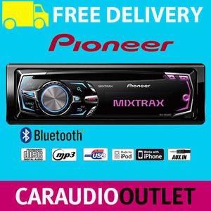 Pioneer DEH X8500BT Car Stereo CD  Bluetooth Player USB iPod iPhone Android
