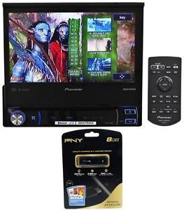 Pioneer AVH X7500BT 7" 1 DIN Car DVD Player Receiver w Bluetooth 8GB USB Drive